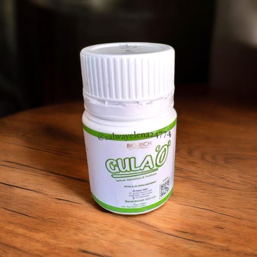 

GULA 0 NOL KALORI 1 BOTOL 50GR ORIGINAL BIO RICH MALAYSIA ORIGINAL