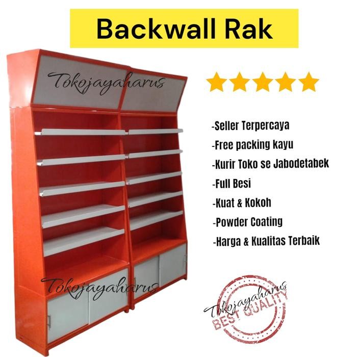 Rak Backwall minimarket / Rak kosmetik minimarket / rak warung