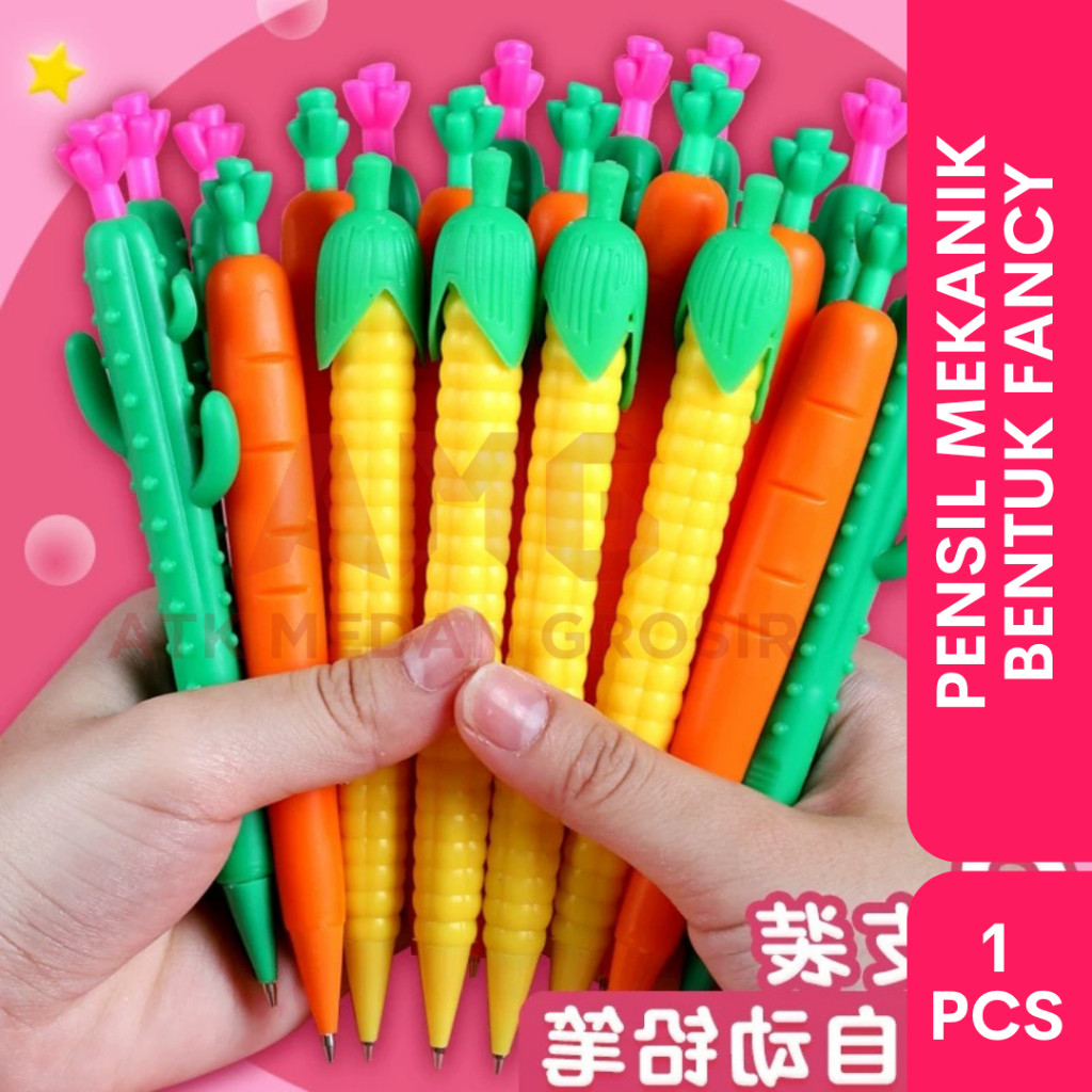 

PENSIL MEKANIK CETEK FANCY MOTIF SAYURAN BISA PILIH PER PCS