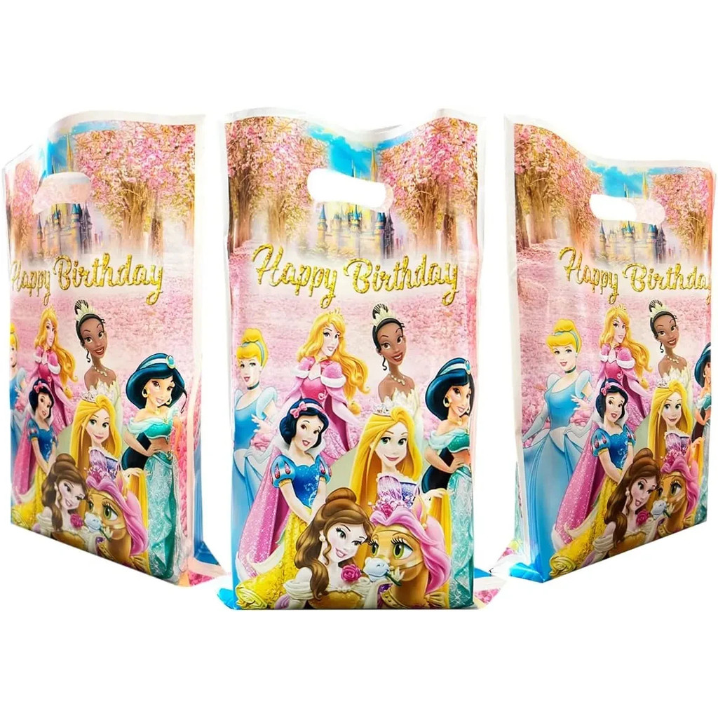 

10/20pcs Disney Princess Theme Party Favor Bag Chocolate Cookie Candy Filling Party Favor Filling Bag Party Supplies Baby Shower