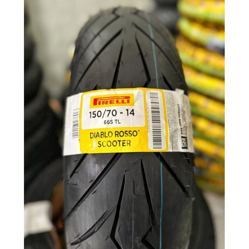 Ban Pirelli diablo rosso scooter ukuran 150/70-14 150 70 14