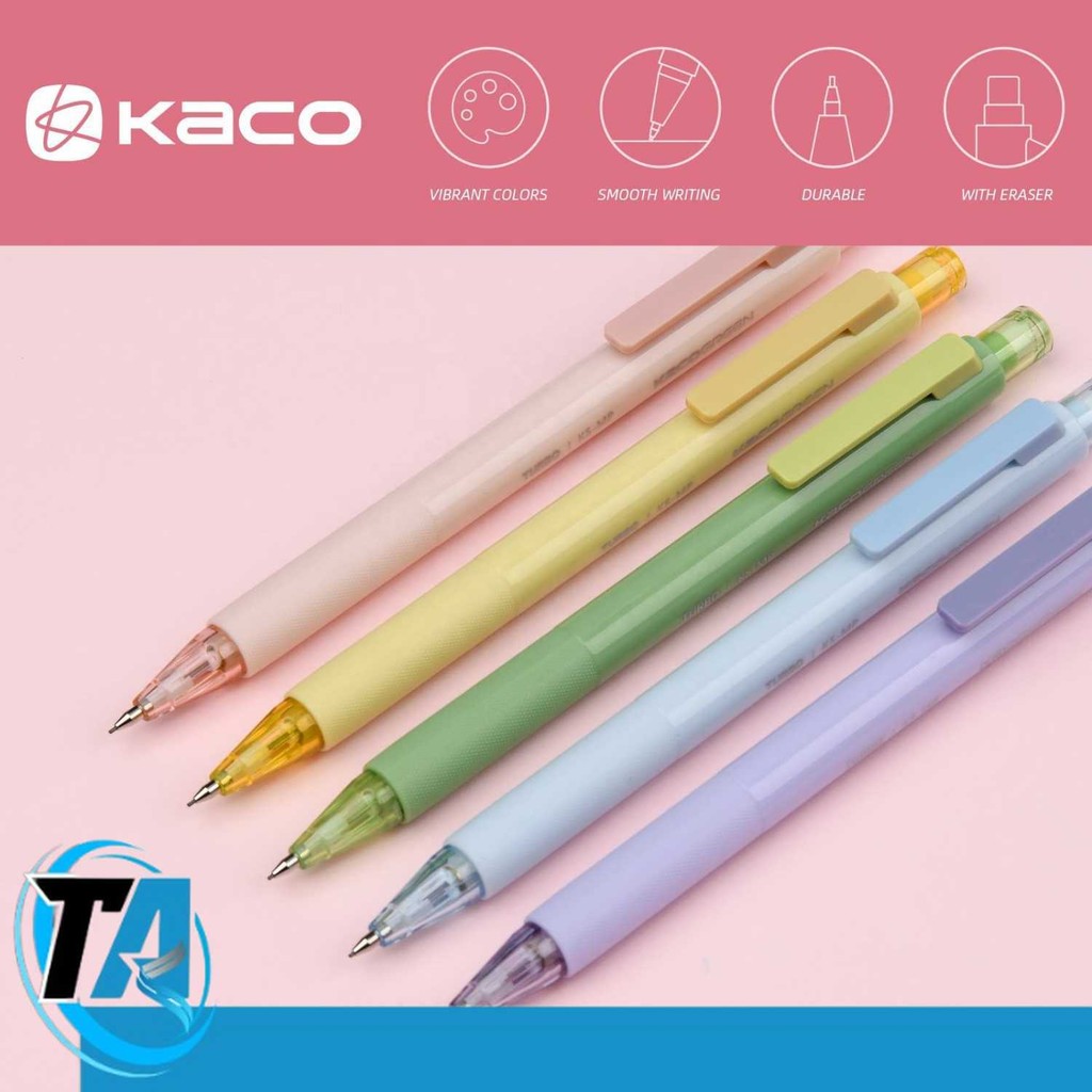 

Kaco TURBO Pensil Mekanik Mechanical Pencil 0.5mm with Refill - K5-MP