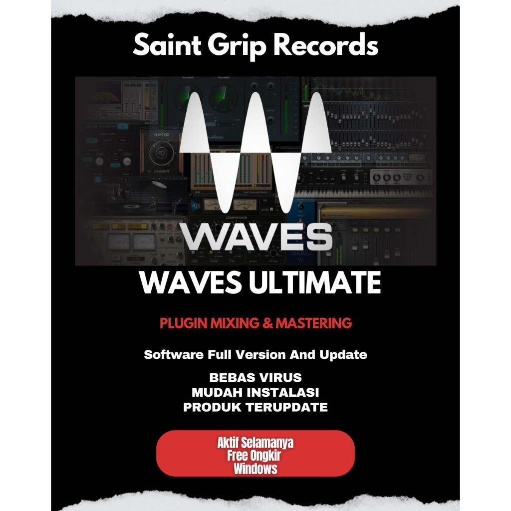 Waves Plugin Bundle Mixing & Mastering TERMURAH ( Full Activated )