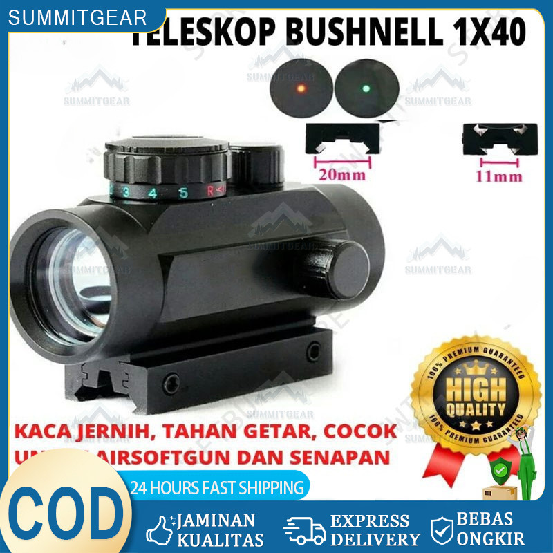 Redot 1x40 Rd Red Dot Busnell Laser Redot Redot Scope Barry Teleskop Bushnell Reddot 1x40 Green Dot 