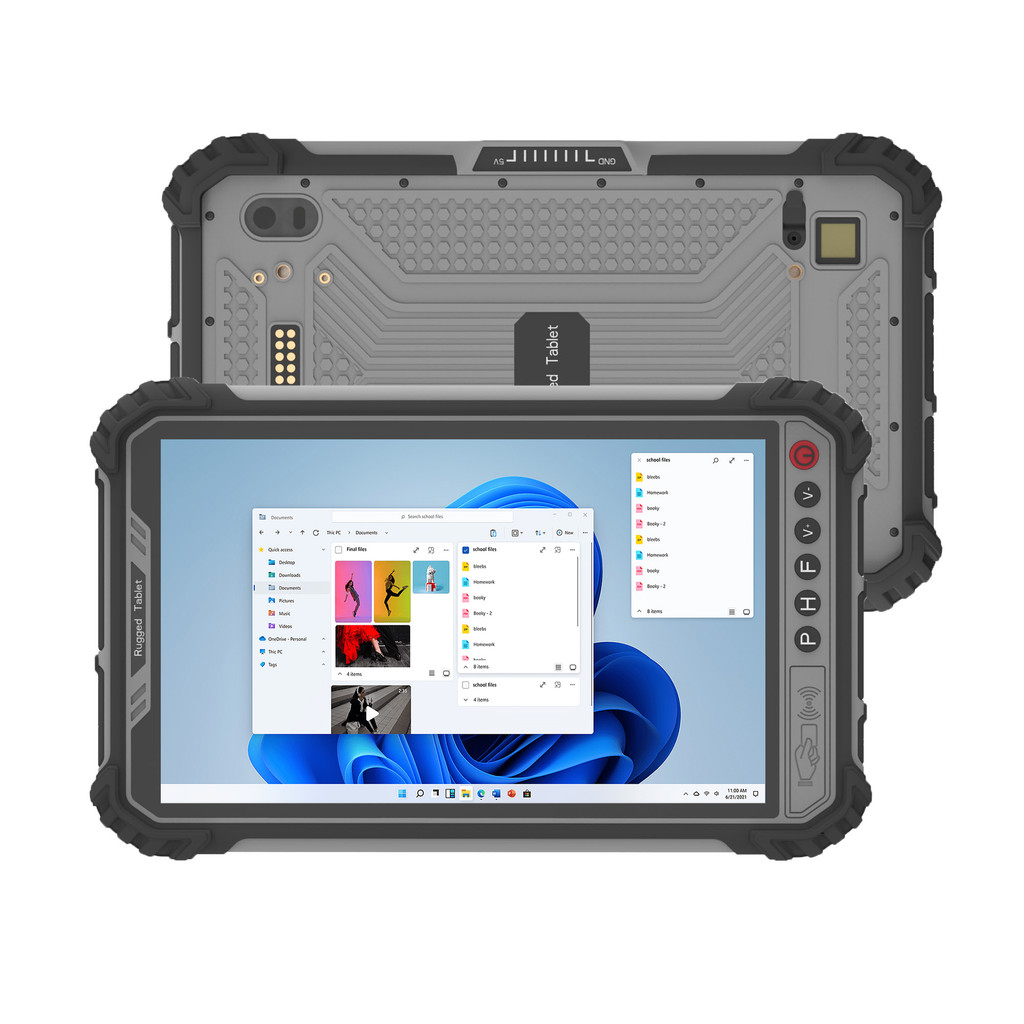 8 inch Industrial Tablet PC 4G LTE i5-8200y 16GB RAM 512GB ROM IP67 Waterproof Rugged Slim Thin Wind