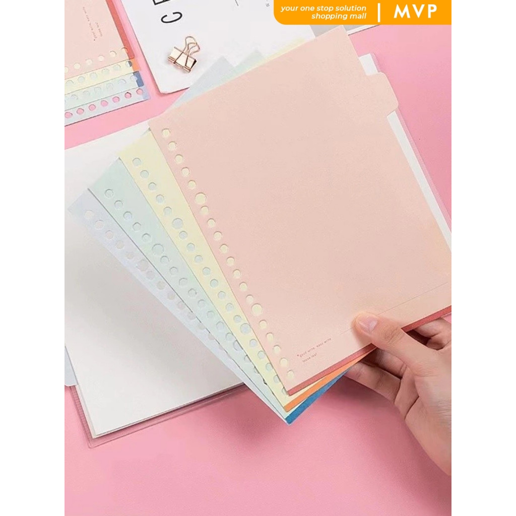 

MVP Pembatas Binder Pastel Warna A5 B5 Divider Index Pembatas Pastel Untuk Kantor dan Sekolah