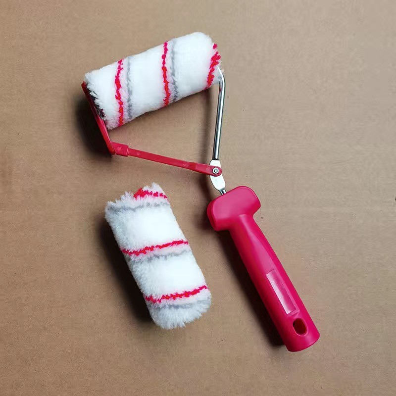 

4 Inch Wall Brushes Tackle Roll Decorative Painting Brush Tool Multifunctional Paint Roller Brush Corner Drum Brush