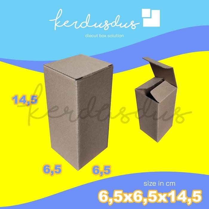 

6.5x6.5x14.5 cm kardus carton box diecut pizza kue packing packaging