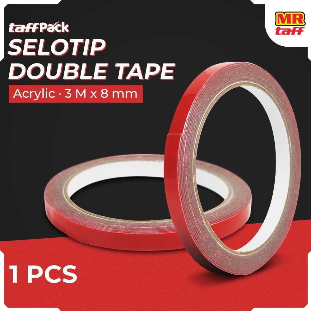 

TaffPACK Selotip Double Tape Acrylic 3M 8mm - SC-3M