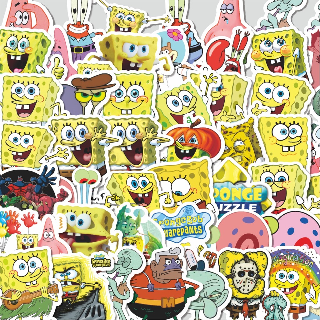 

Stiker Cutting Packtiker Spongebob Squarepants Universe Series Character Mix 2 Isi 100Pcs Series Aesthetic Lucu Keren Untuk Koper Bahan Vynil