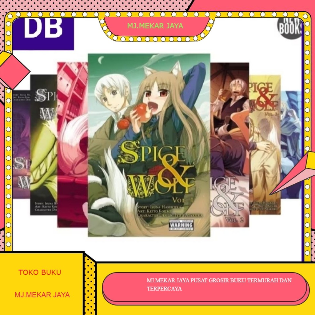 Manga Spice and Wolf (16 Book Series)