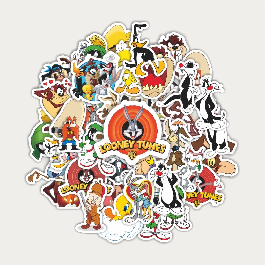 

Sticker Pack Stiker Warner Bros Series Looney Tunes Character Mix | Sticker TUMBLR | Stiker LAPTOP KOPER HELM