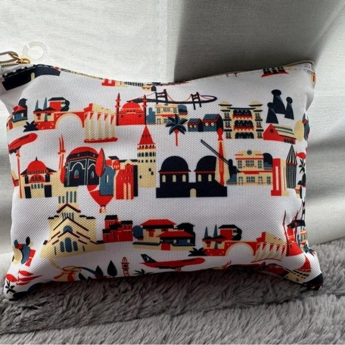 Terbaru TAS POUCH AMENITY FROM TURKISH AIRLINES - Putih