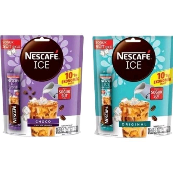 

| NEW | NESCAFE ICE | ORIGINAL | CHOCO | IMPORT | TURKI | 1 Pack ( 10 Sachet × 10.6 g ) - Original