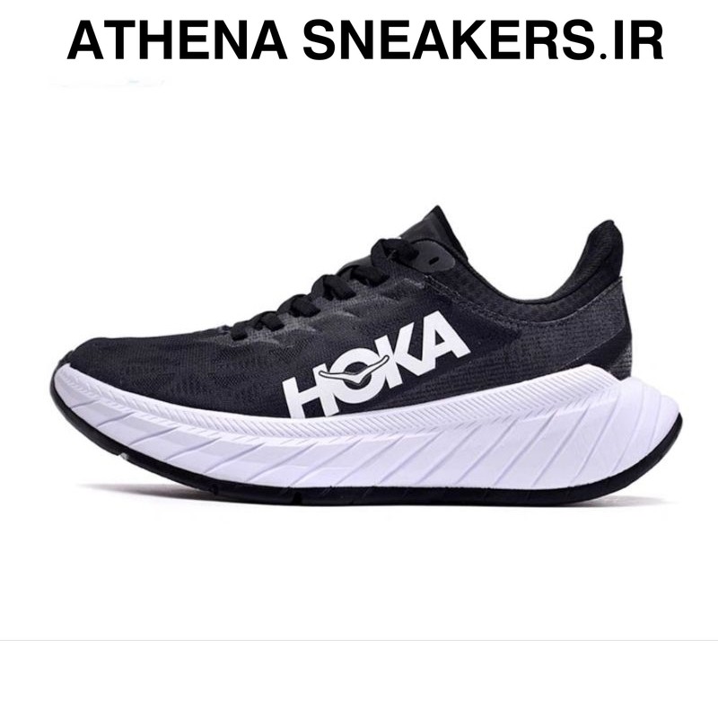 Sepatu Hoka One One Carbon X2 Running Shoes Black White BNIB Original
