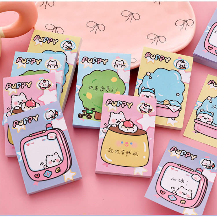 

TERMURAH CUTE DOG SHAPED / STICKY NOTES MOTIF ANAK ANJING / NOTES TEMPEL BENTUK ANIMAL MENGGEMASKAN