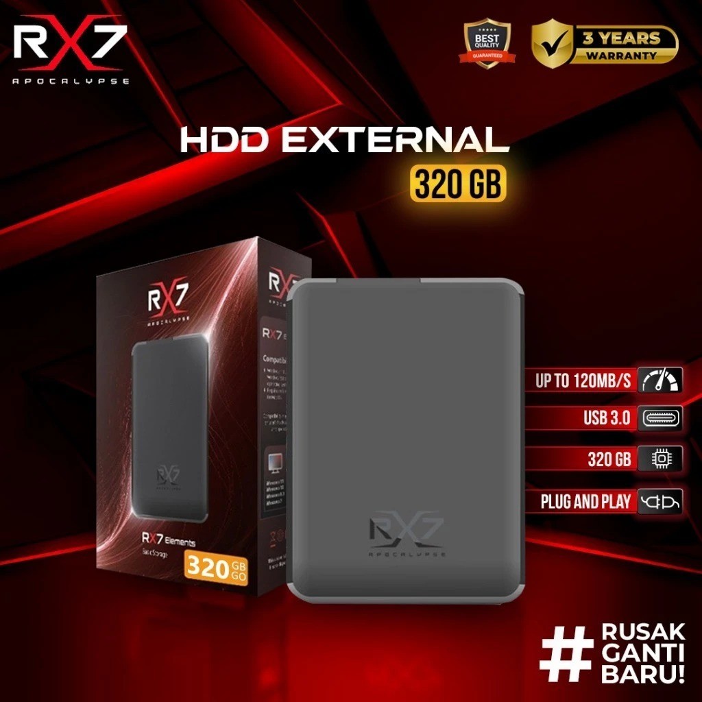 Hardisk Eksternal 320GB RX7 ELEMENTS / Hardisk Eksternal Expansion USB 3.0