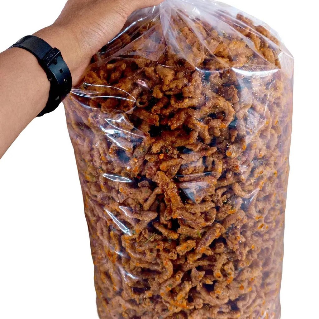 

Usus Ayam Crispy Original Gurih dan Pedas Daun Jeruk Kemasan 1 Bal (5 kg) - Snacks - Food