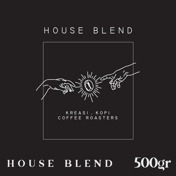 

House Blend 50:50 Roasted Beans, Espresso Based & Es Kopi - 500 gr