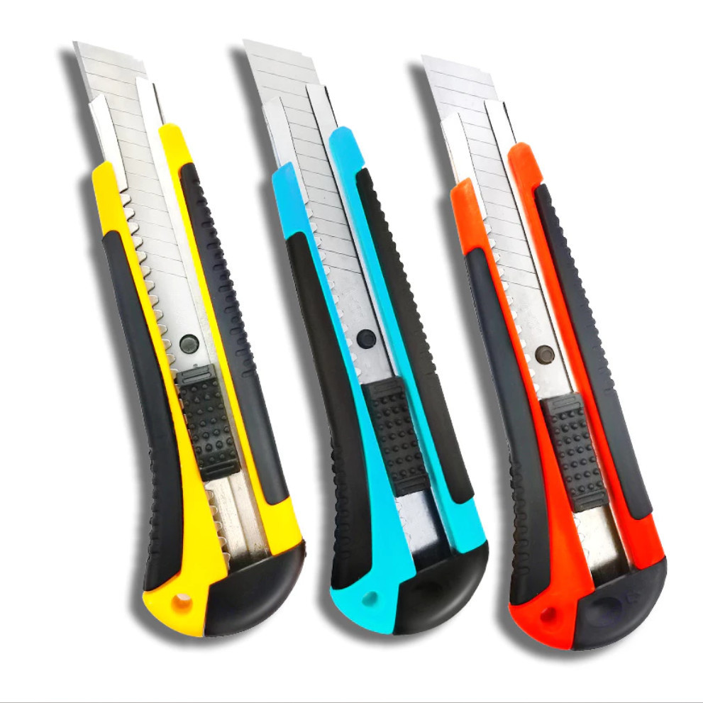 

MV Cutter besar Pemotong dengan pegangan plastik keras pisau