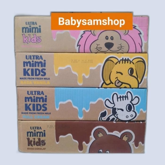 

Susu Ultra Mimi Kids 125ml 1 karton BISA MIX RASA - stroberi