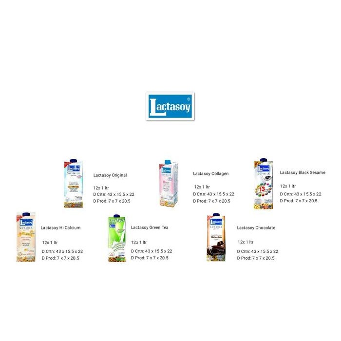 

SUSU LACTASOY 1000ML