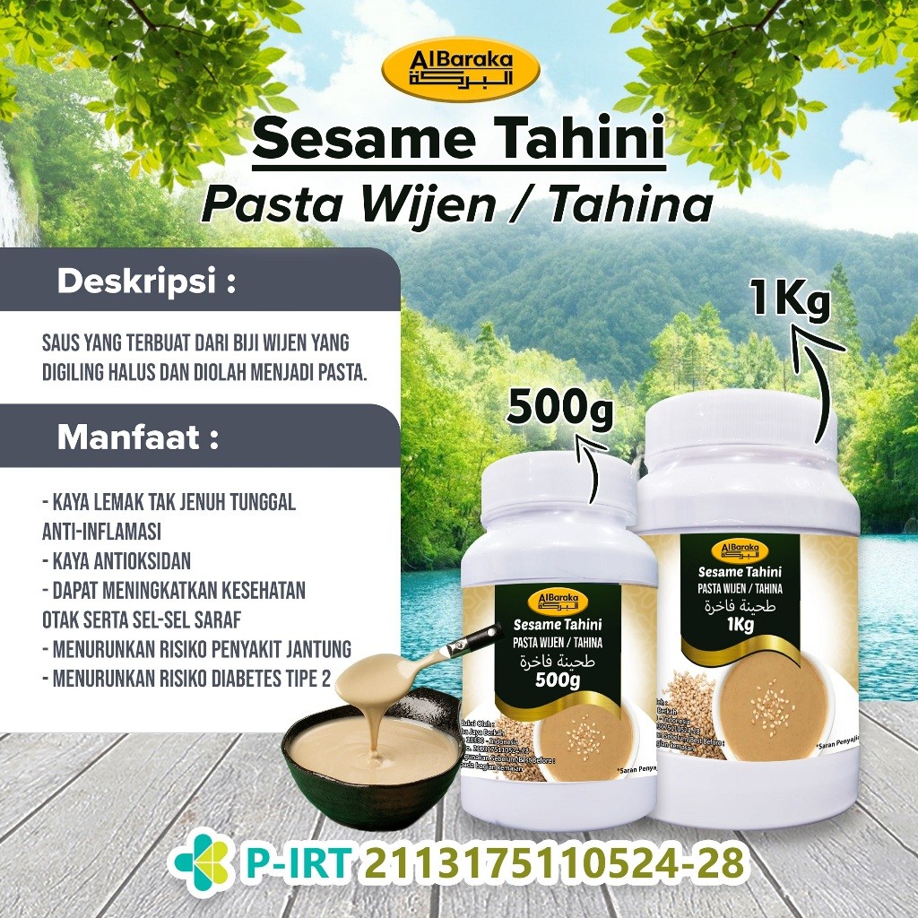 

AL BARAKAH FINEST SESAME TAHINI 1KG