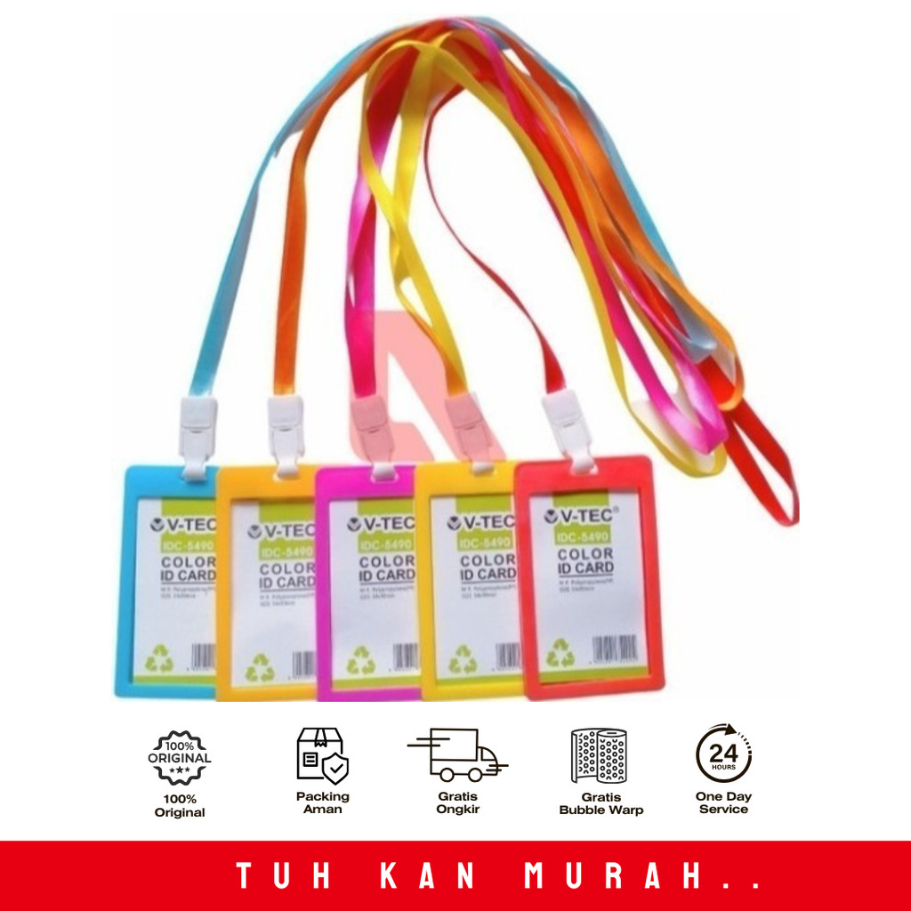 

ID CARD HOLDER SET V-TEC 5490 MERAH