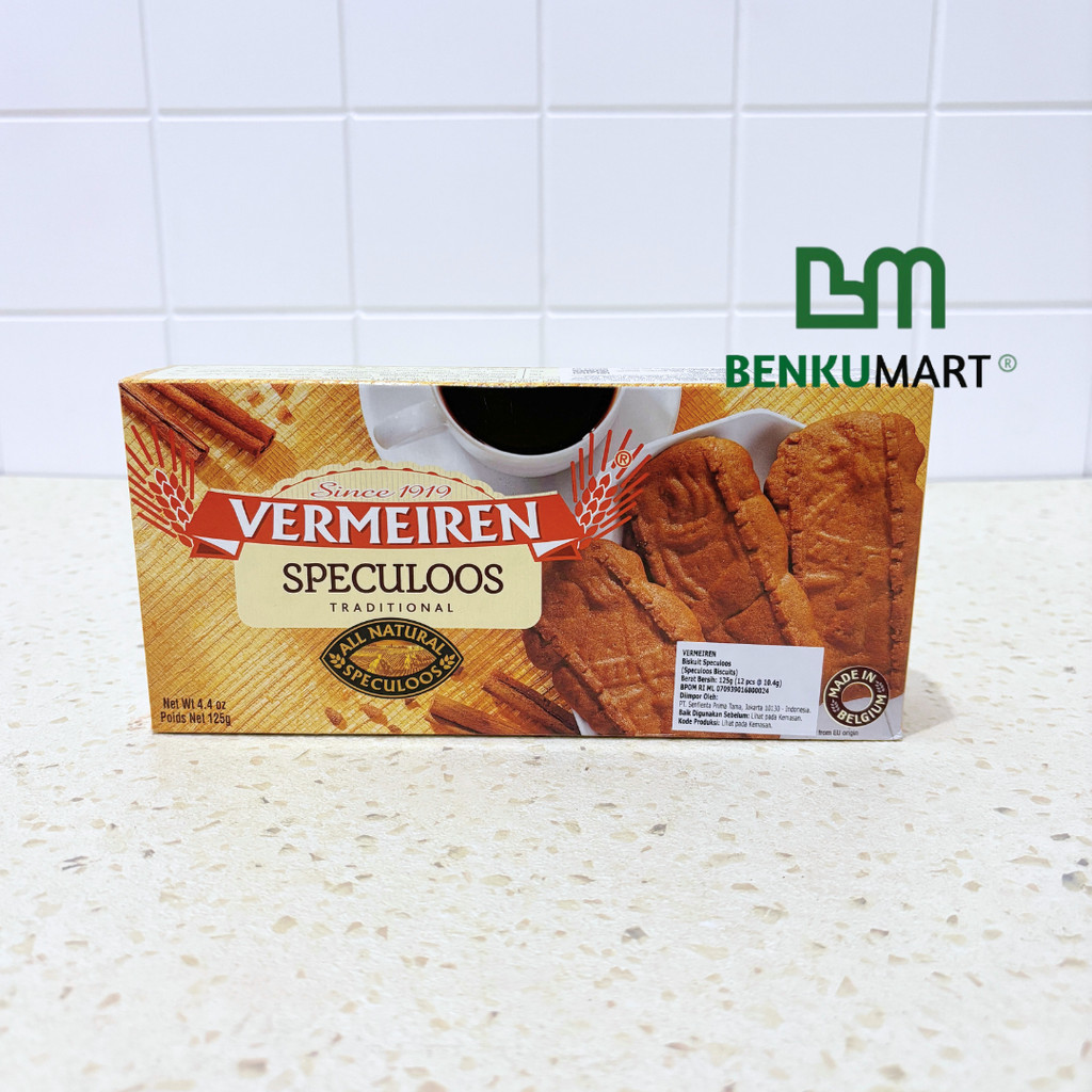 

Vermeiren Speculoos Traditional Biscuits (125 gr) | Speculoos Biskuit