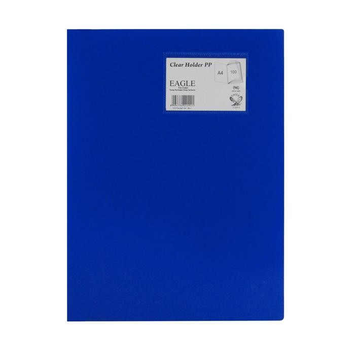 

EAGLE FILES Dokumen Keeper / Clear Holder / Document Keeper / Display Book A4 100 Pocket - MERAH