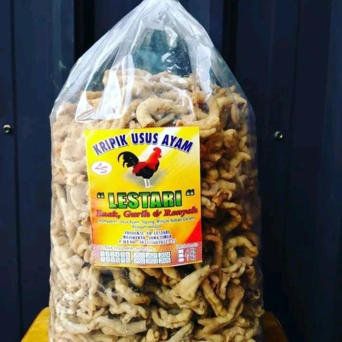 

Usus ayam crispy 1kg renyah gurih