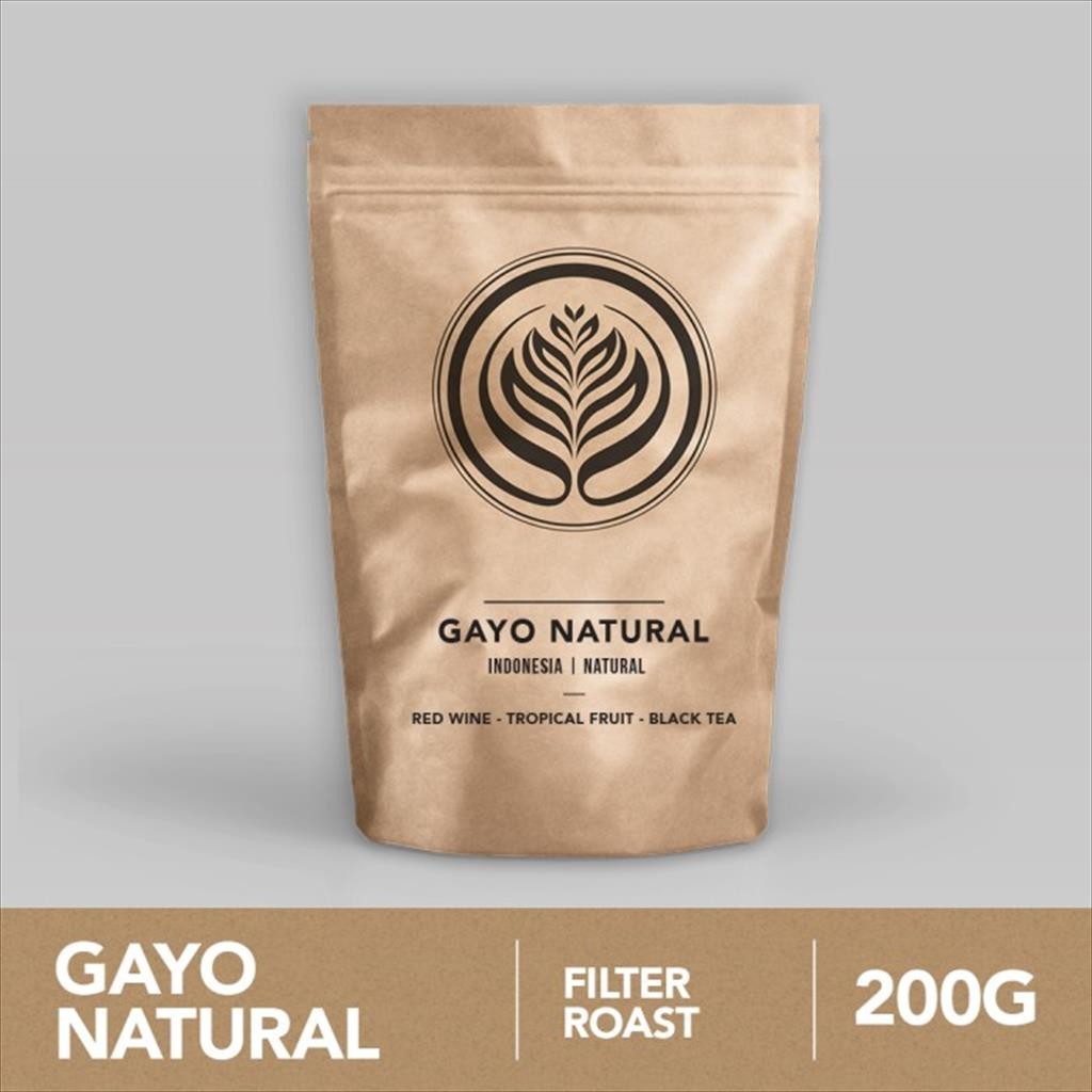 

Gayo Natural 200g - Biji Kopi Arabika 200gr | Coffeenatics