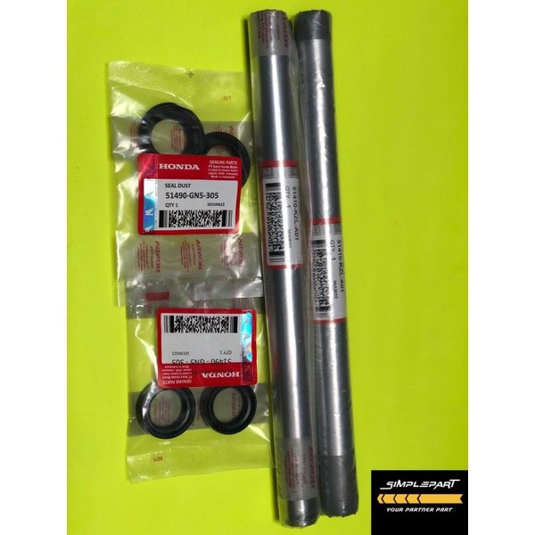 Terlaris PAKET AS SHOCK DEPAN BEAT FI BEAT POP SET SEAL SHOCK + SEAL TUTUP ABU AS SHOCK DEPAN SCOOPY