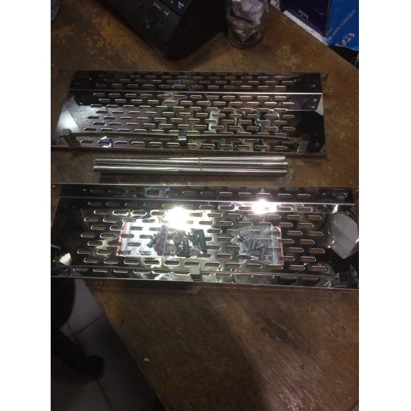 rak 2 susun stainless tempat sabun 40cm