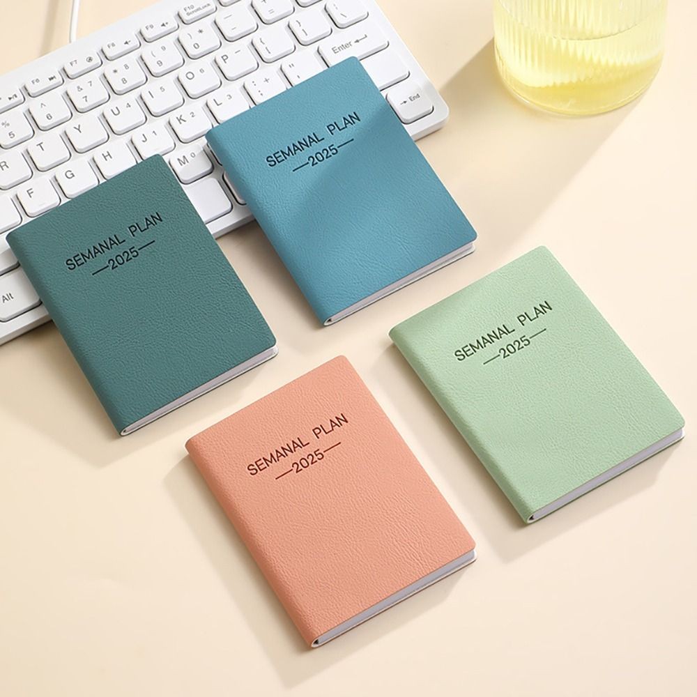 

A5 2025 Agenda Book Spanish To Do List 2025 Planner Notebook with Calendar Morandi Color Daily Weekly Monthly Planner Gifts