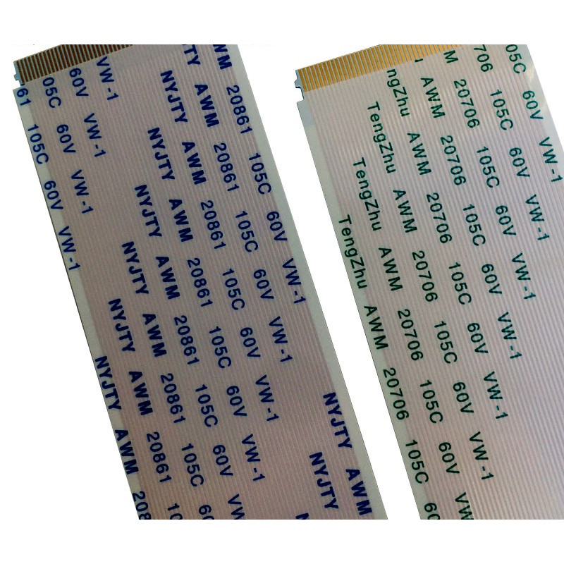 50Pin Reverse-Type Ribbon FFC AWM 20861 20706 105C 60V Flexible Flat Cable