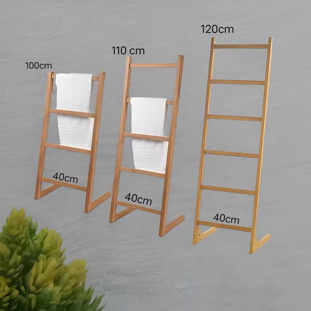 Ladder Hanger Tangga Kayu Rak Gantungan Sajadah / Rak Gantung Multifungsi / Rak Mukena