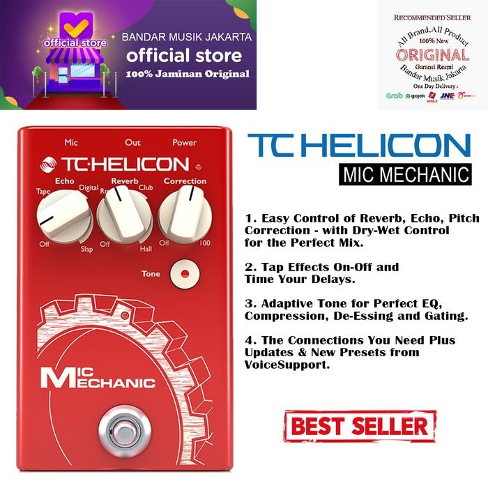 TC Helicon Mic Mechanic 2 Vocal Effect Pedal ,BMJ
