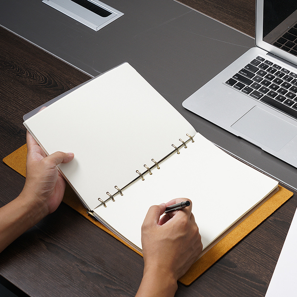 

2 Pack B5 9-Hole Refill Paper, 200 Sheets Loose Leaf Filler Paper, 17.8x25.8cm, 200gsm Thick for Binders