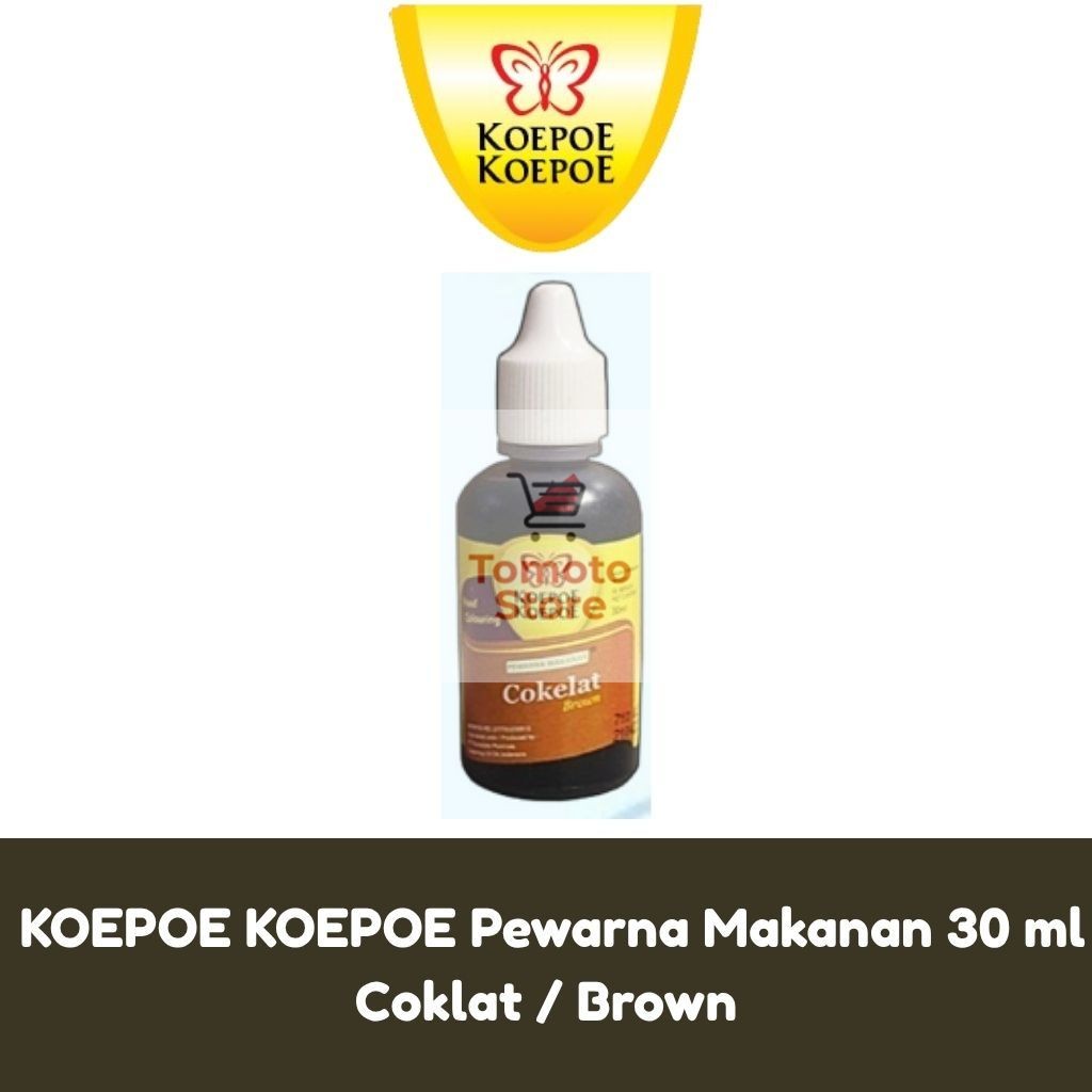 

✨ TOMOTOSTORE ✨ KOEPOE KOEPOE Pewarna Makanan Coklat / Brown