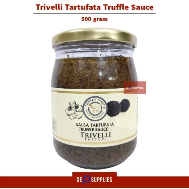 

Trivelli Truffle Sauce Tartufata 500gr - Saus Jamur Black Truffle