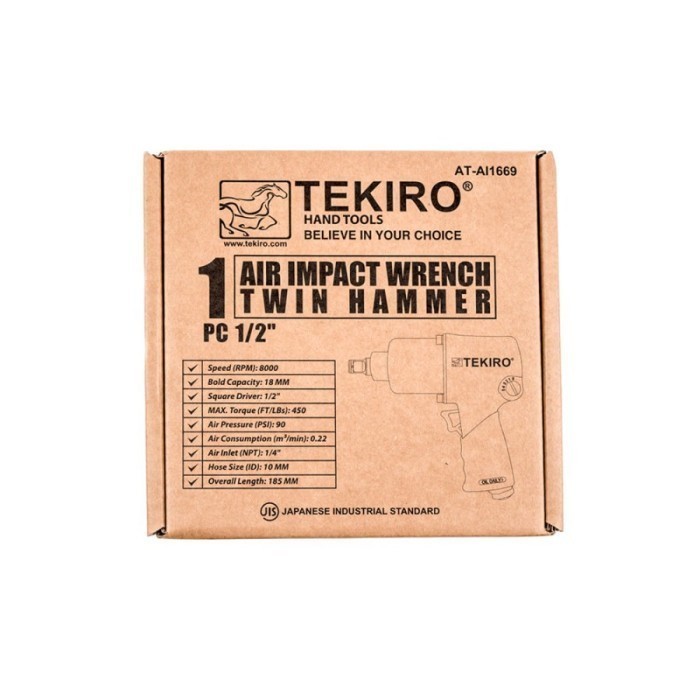 TEKIRO IMPACT WRENCH TWIN HAMMER / PEMBUKA BAUT TENAGA ANGIN - NEX TOOLS