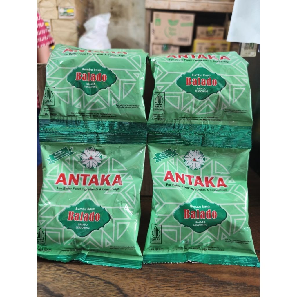 

Antaka Bumbu Balado 100gr @ 10 bungkus / 1 renteng