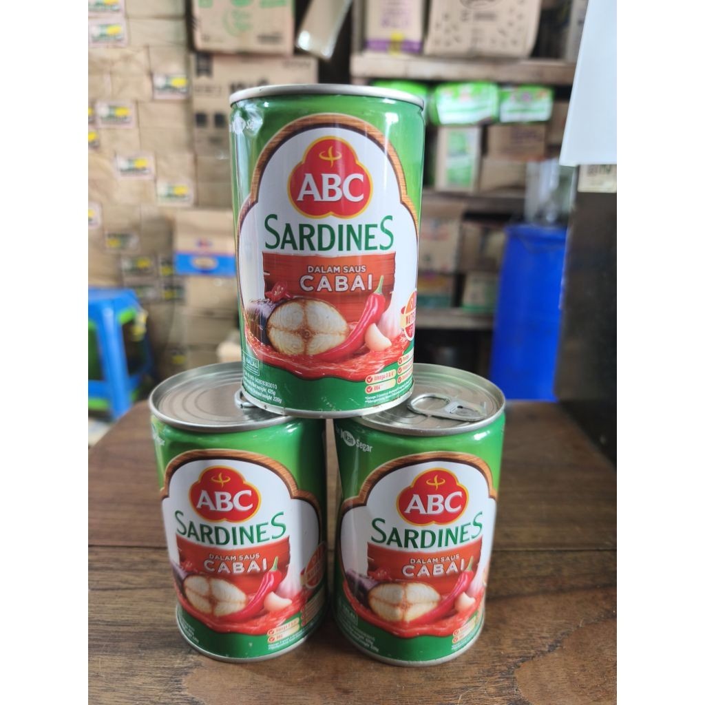 

ABC Sardines Cabai 425gr