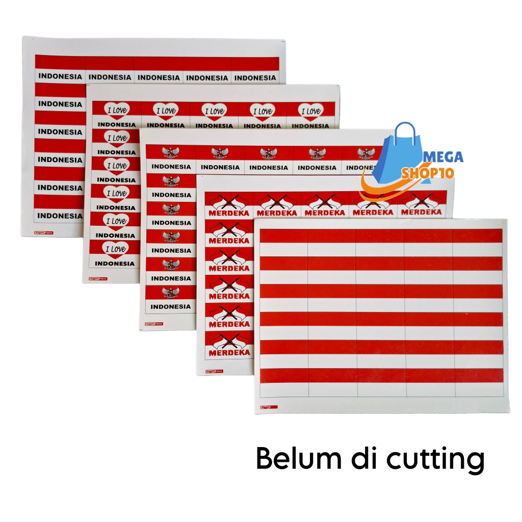 

Stiker pipi merah putih 17 agustus (isi 30pcs)