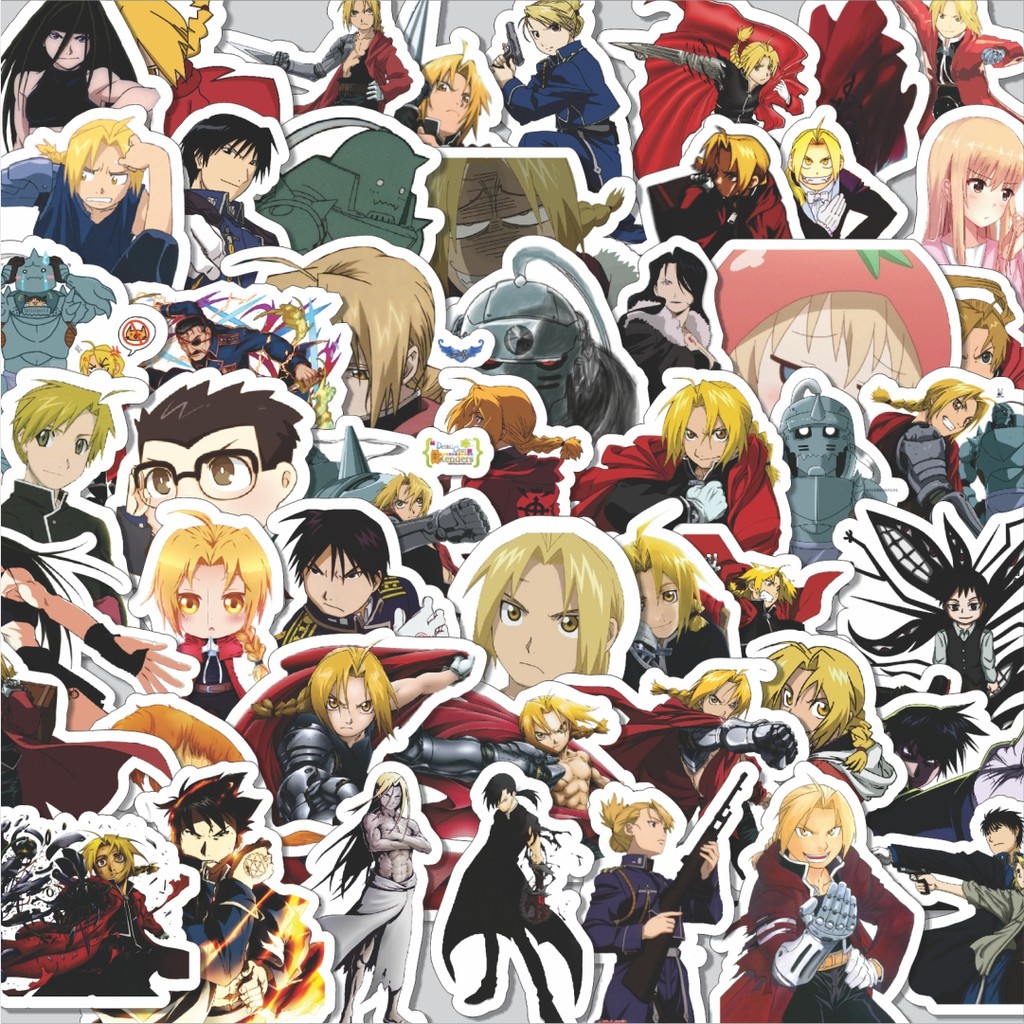 

Stiker Cutting Pack Stiker Anime Series Full Metal Alchemist Character Mix 2 Isi 100Pcs Series Aesthetic Lucu Keren Untuk Koper Bahan Vynil