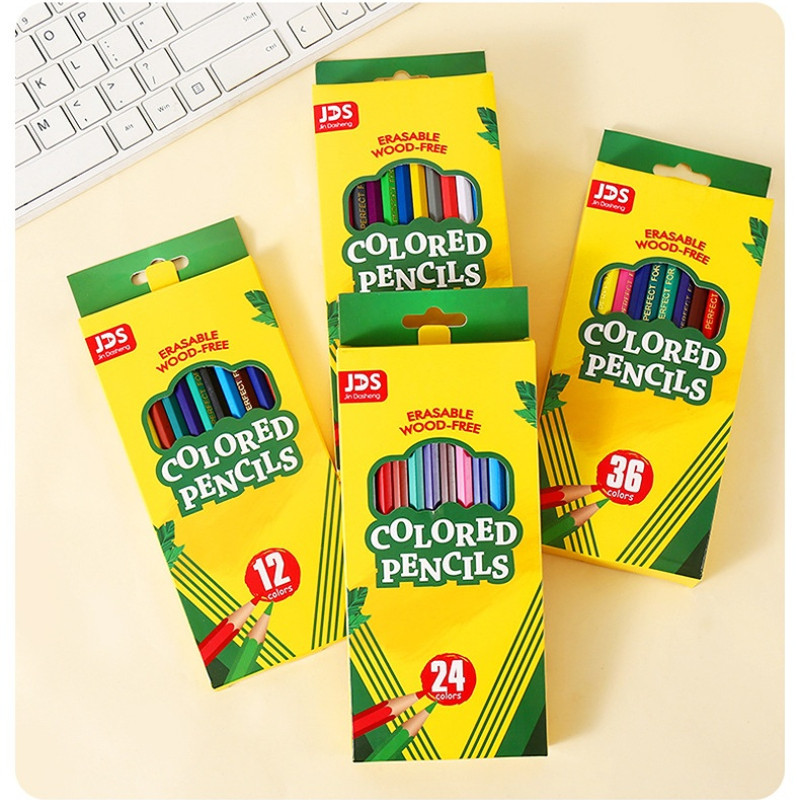 

12/24/36/48 Colors Oily Colored Pencils Hexagon Wooden Handle Set Artist Painting Drawing Sketch Art Design Student Supplies