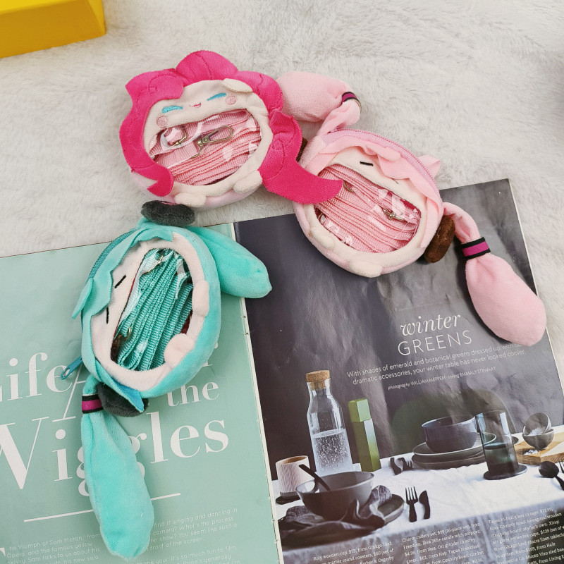 

Miku Itabag Crossbody Purse Cute Anime Wallet Case with Clear Window for Earbuds Cards