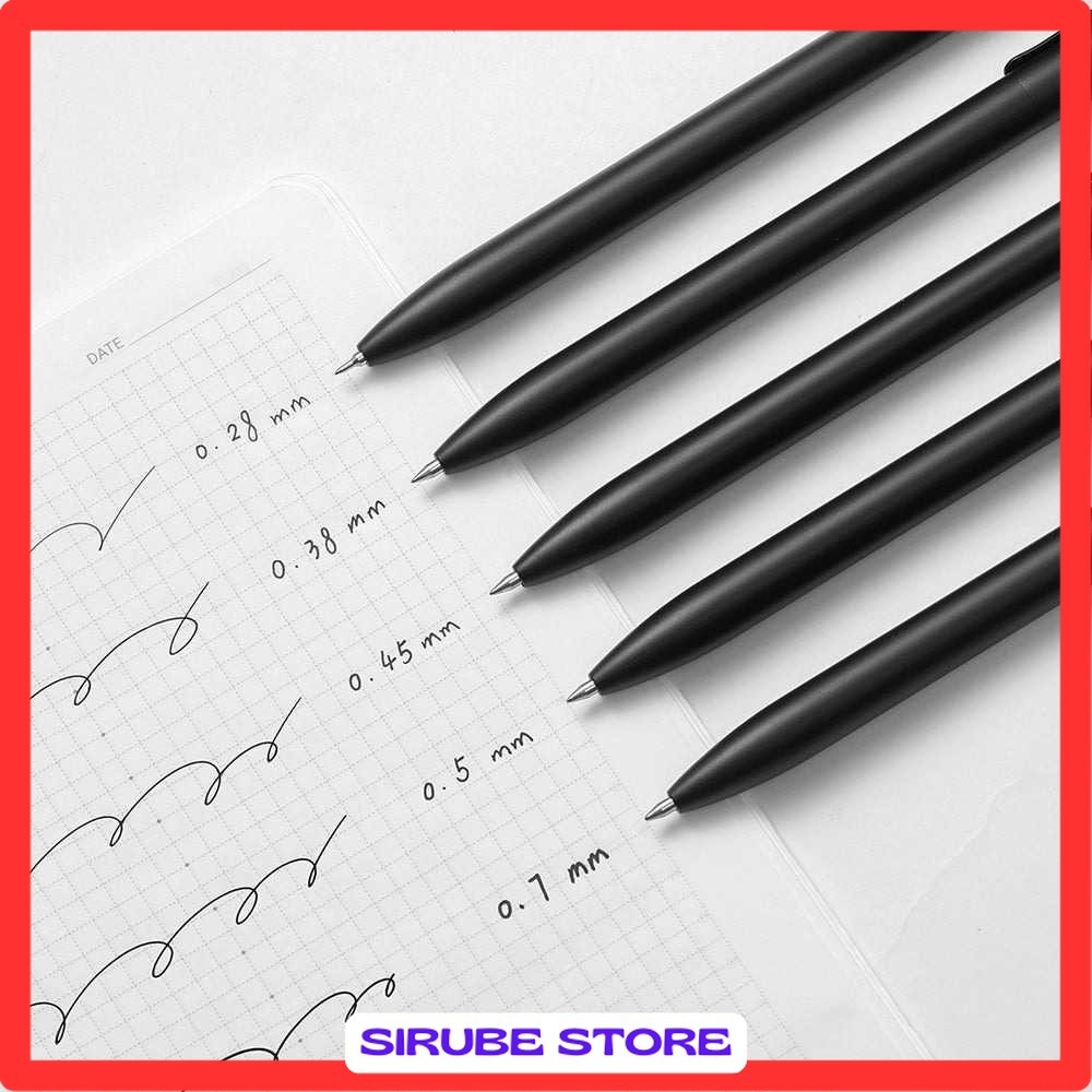 

Kaco Pulpen Gel Quick Dry Black Ink 0.28/0.38/0.45/0.5/0.7mm Nib 5 PCS - K1063