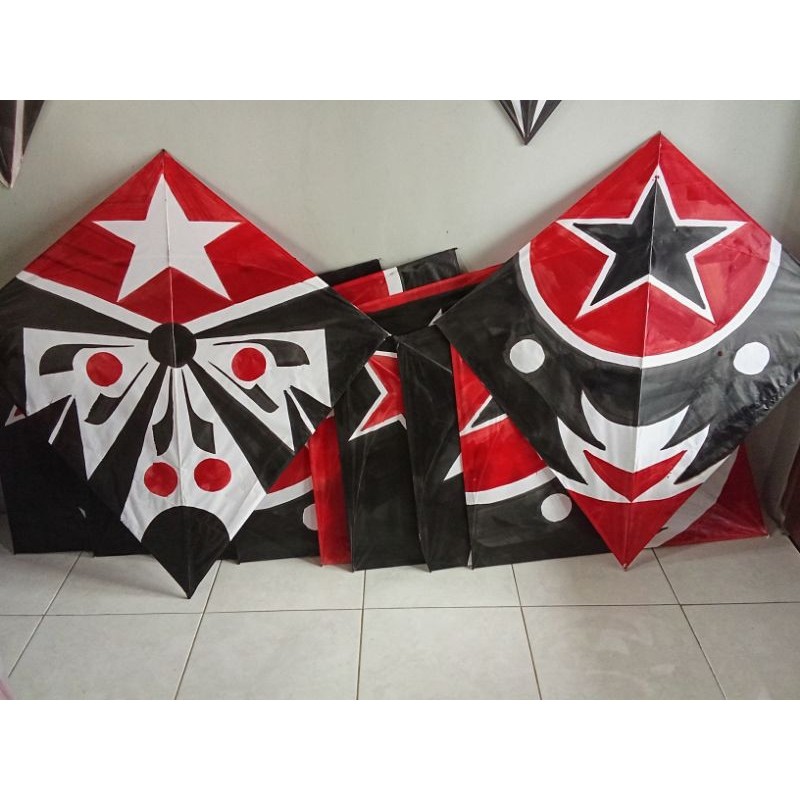 SHD_SHOP Layangan Aduan Premium Jumbo UK 110 Full Cat